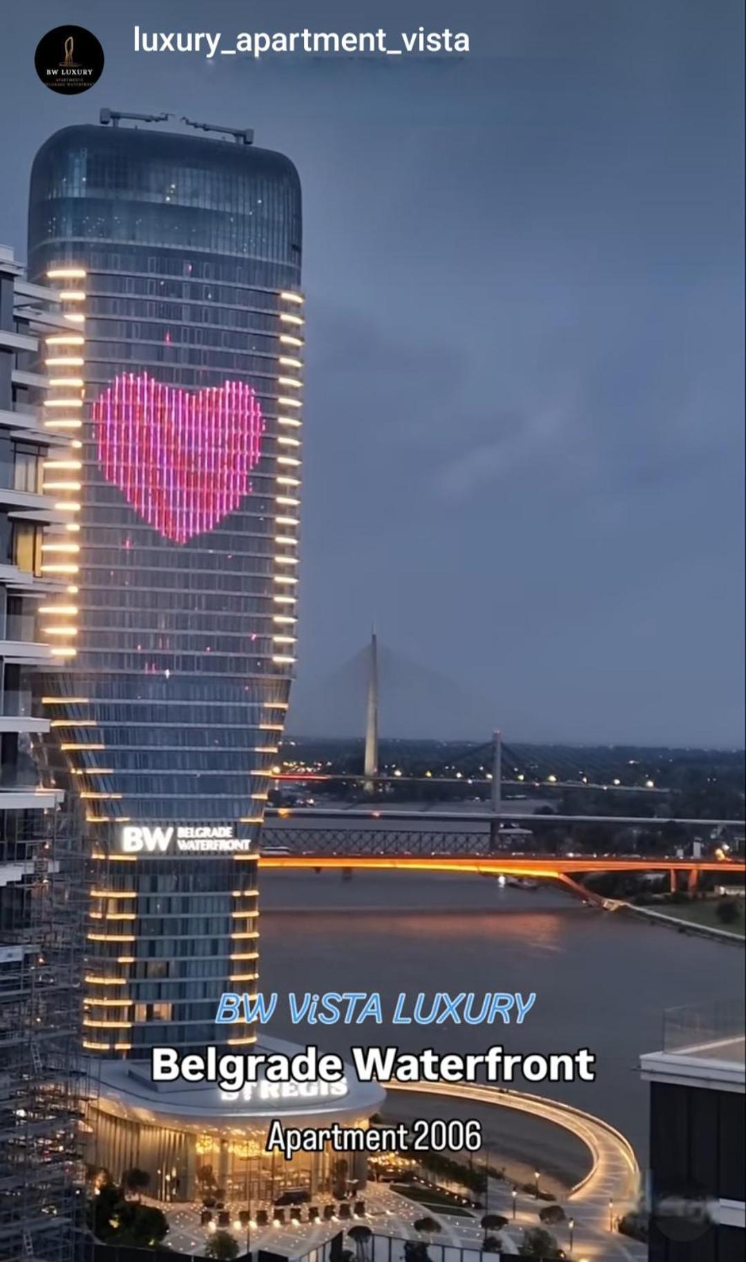 Apartamento Beograd Na Vodi - BW Vista Luxury Exterior foto